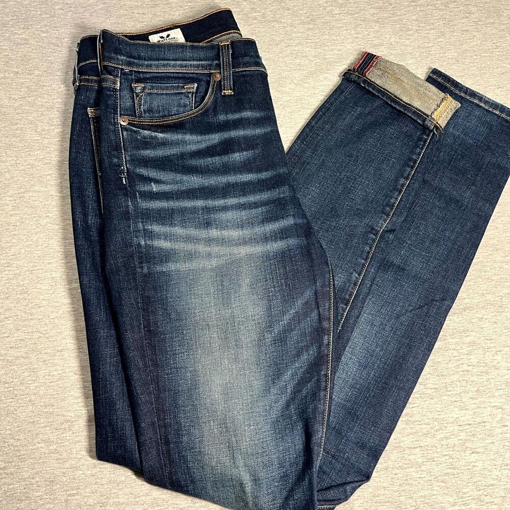 Lucky Brand Jeans Womens 4/27 Regular Brooke Skinny White Oak Cone Denim USA